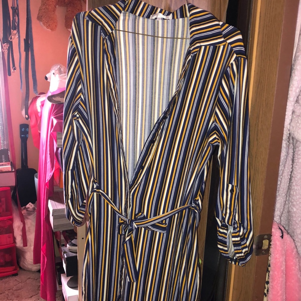 Casual stripped dress